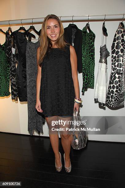 Anya Assante attends ALESSANDRO DELL'ACQUA, HELENA CHRISTENSEN and FABIOLA BERACASA hosts cocktails at ALESSANDRO DELL'ACQUA at Alessandro Dell'Acqua...