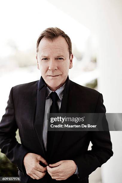 Kiefer Sutherland from Disney ABC Television Group's 'Designated Survivor' poses for a portrait at the 2016 Summer TCA Getty Images Portrait Studio...