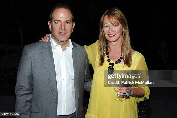James Reginato and Kimberly DuRoss attend Dinner for RICHARD SERRA "SCULPTURE: FORTY YEARS" Hosted by MoMA and LVMH at The Museum of Modern Art on...