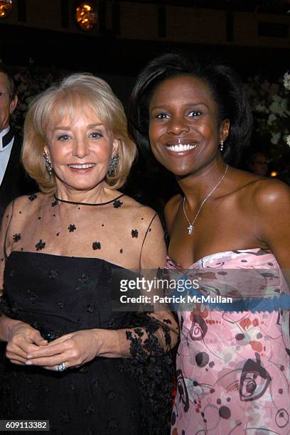 Barbara Walters and Deborah Roberts attend "AN EVENING OF READINGS" at LITERACY PARTNERS' Annual Gala Honoring Arnold Scaasi, Liz Smith & Parker Ladd...