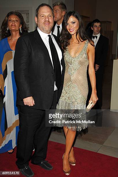 Harvey Weinstein and Georgina Chapman attend The COSTUME INSTITUTE Gala in honor of "POIRET: KING OF FASHION" at The Metropolitan Museum of Art on...