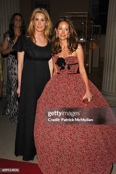 Serena Boardman and Samantha Boardman attend The COSTUME INSTITUTE Gala in honor of "POIRET: KING OF FASHION" at The Metropolitan Museum of Art on...