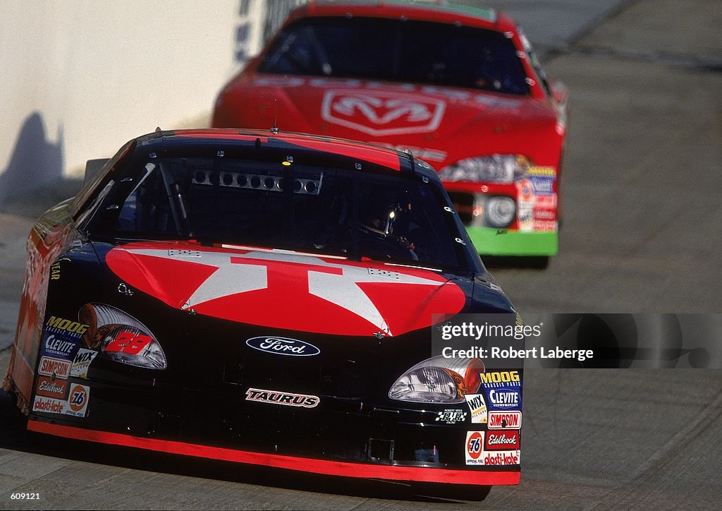 Getty Image Ricky Rudd Ricky Rudd who drives the Texaco Havoline Ford Taurus for Robert ...