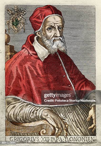 Born Ugo Boncompagni in Bologna, elected in 1572, died in 1585. He reformed the calendar, starting from October 4, 1582. In Italy, Poland, Portugal...
