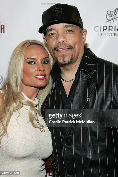 Coco and Ice T attend 15th Anniversary of Phat Fashions Hosted by Kimora Lee Simmons and Russell Simmons at Cipriani 23rd St. On February 2, 2007 in...