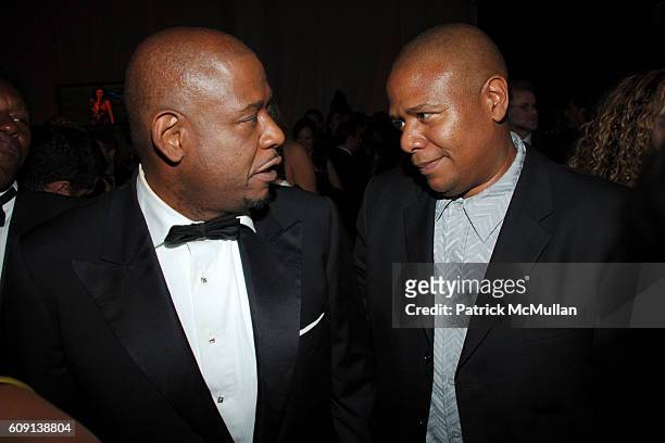 Forest Whitaker and Kenn Whitaker attend ; VANITY FAIR Oscar Party at Morton's on February 25, 2007 in Los Angeles, CA.