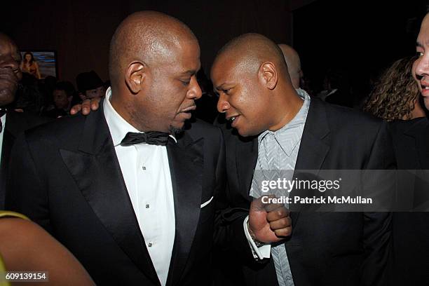 Forest Whitaker and Kenn Whitaker attend ; VANITY FAIR Oscar Party at Morton's on February 25, 2007 in Los Angeles, CA.