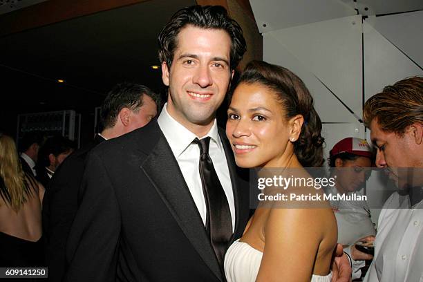 Troy Garity and Simone Bent attend VANITY FAIR Oscar Party at Morton's on February 25, 2007 in Los Angeles, CA.