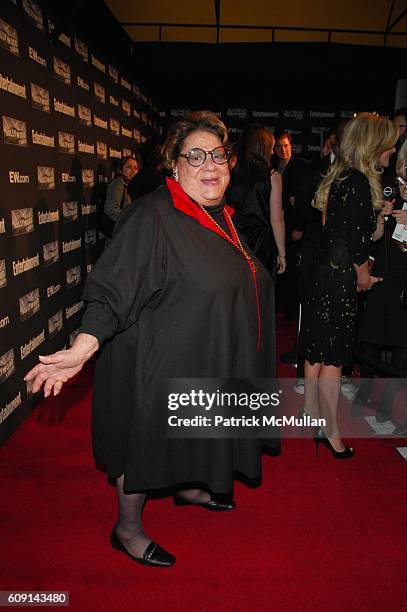 Elaine Kaufman attends Entertainment Weekly annual Academy Awards viewing party at Elaine's N.Y.C. On February 25, 2007.