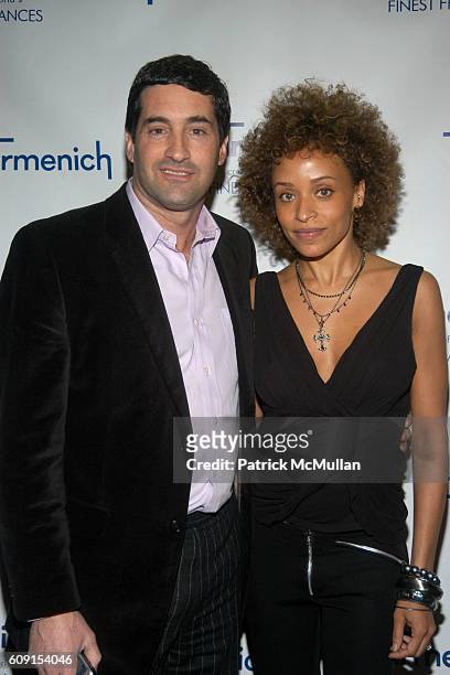 Theo Spilka and Stacey J. Attend Firmenich Celebrates Mona Scott-Young's Birthday at The Grand on February 21, 2007 in New York.