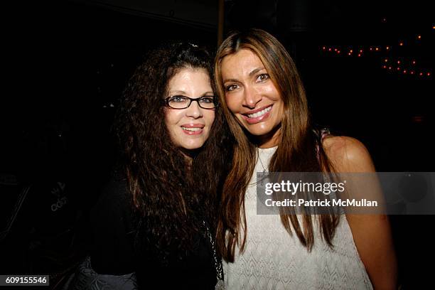 Loree Rodkin and Zeta Graff attend Nicolas Berggruen Dinner at Chateau Marmont on February 21, 2007 in Hollywood, CA.