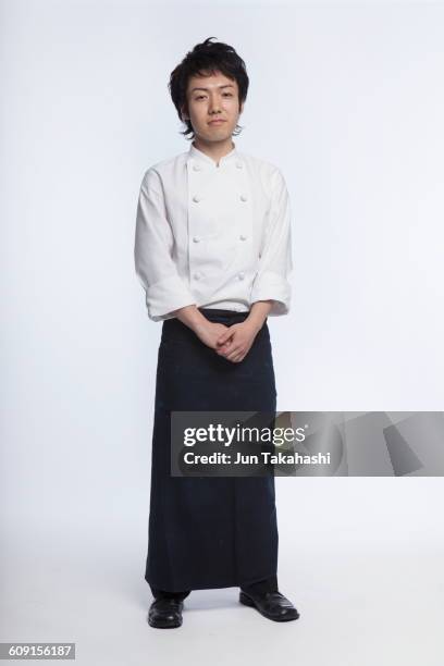 japanese portrait - chefs whites stock pictures, royalty-free photos & images