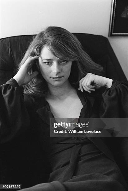 English actress Charlotte Rampling, UK, 7th April 1971.