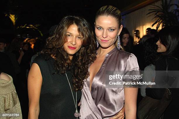 Maria Jurado and Kiera Chaplin attend WHITEWALL Hosts the Celebration of their First Anniversary and Exclusive Launch of their Fifth Issue - Co...