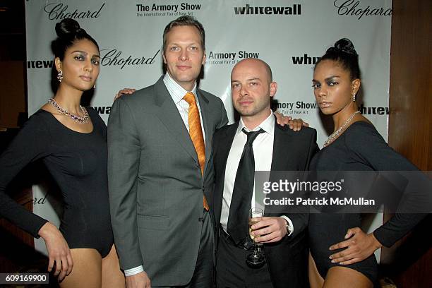 Azura, Marc Hruschka, Michael Klug and Noelle attend WHITEWALL Hosts the Celebration of their First Anniversary and Exclusive Launch of their Fifth...