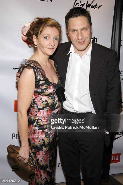 Debra Gillett and Patrick Marber attend FOX SEARCHLIGHT Official OSCAR and INDEPENDENT SPIRIT AWARDS Party at Haven House on February 23, 2007 in...
