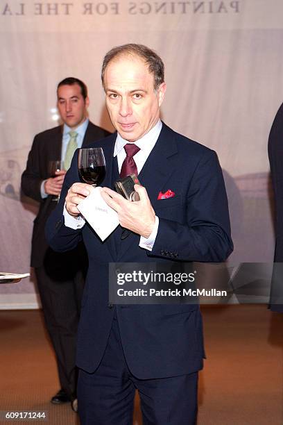 Alan Behr attends Sotheby's & Mouton Rothschild Opening Party Invitation at Sotheby's 72nd on February 23, 2007 in New York City.