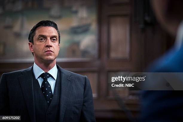 Making A Rapist" Episode 1802 -- Pictured: Raul Esparza as Rafael Barba -