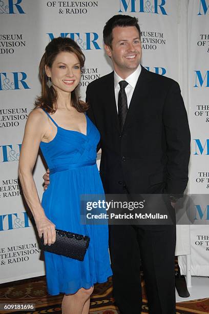 Jodi Applegate and Ron Corning attend Museum of Television & Radio Annual Gala at Waldorf-Astoria Hotel on February 8, 2007 in New York.