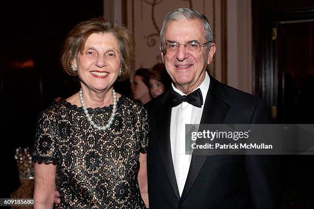 Amy Rubenstein and Howard Rubinstein attend The Jewish Museum's Masked Ball in Celebration of Purim at Waldorf Astoria on February 27, 2007 in New...