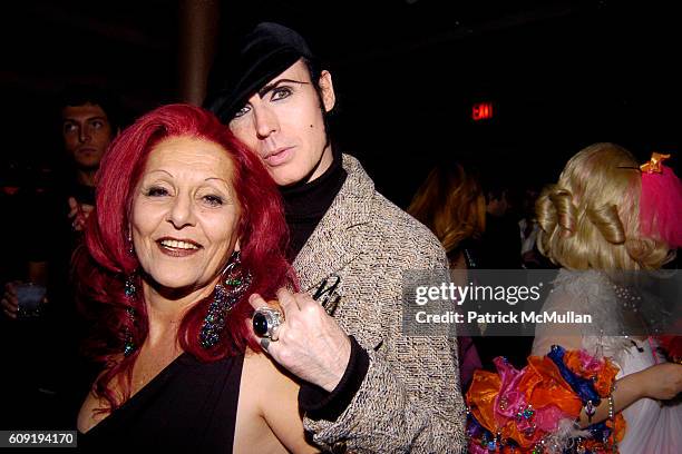 Patricia Field and Patrick McDonald attend PATRICIA FIELD BIRTHDAY PARTY at CIELO on February 27, 2007 in New York City.