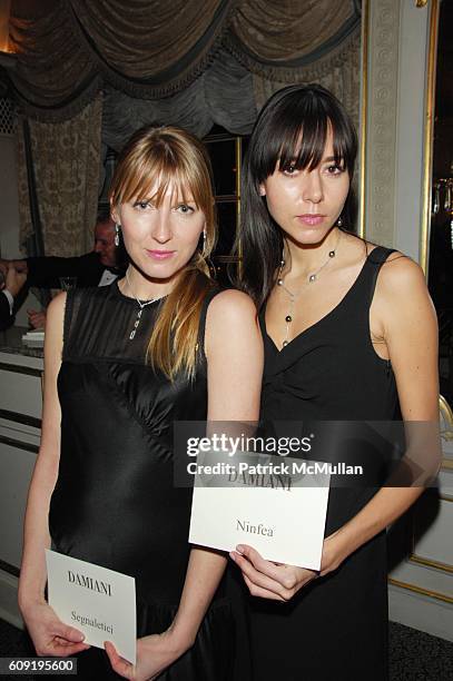 Damiani Models attends Damiani and special guest of honor Gwyneth Paltrow host cocktail and raffle of Damiani Creations benefitting American Cancer...