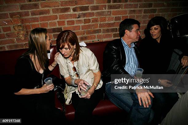 Anne Hearst, Nicole Miller, Jay McInerney and Peggy Siegal attend ALEXA RAY JOEL Concert at Mercury Lounge on February 28, 2007 in New York City.