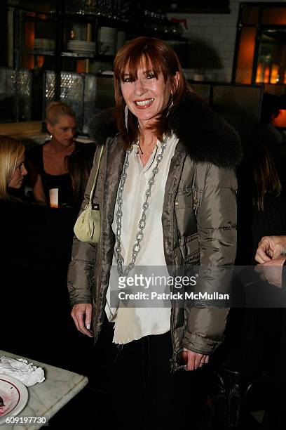 Nicole Miller attends ALEXA RAY JOEL Pre-Concert Dinner at Schillers Liquor Bar on February 28, 2007 in New York City.