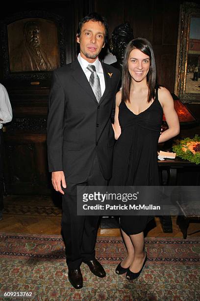 Jorge Bendersky and Heather Huctema attend LIVING BEYOND BELIEF Benefit in Honor of KENNETH COLE at National Arts Club on February 9, 2007 in New...