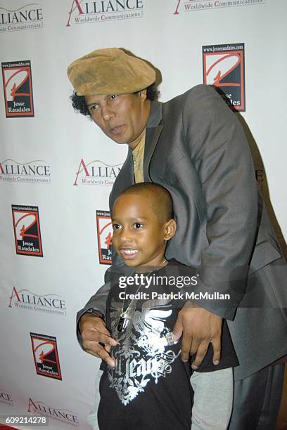 Jesse Raudales attends Olympic Artist, Jesse Raudales "Peace for the Children" Art Show" at Los Angeles on February 9, 2007.