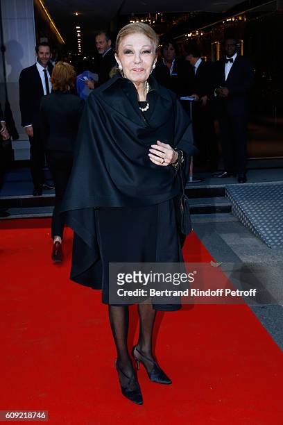 Farah Pahlavi attends the "Cezanne et Moi" movie Premiere to Benefit 'Claude Pompidou Foundation'. Held at UGC Normandie in Paris on September 20,...