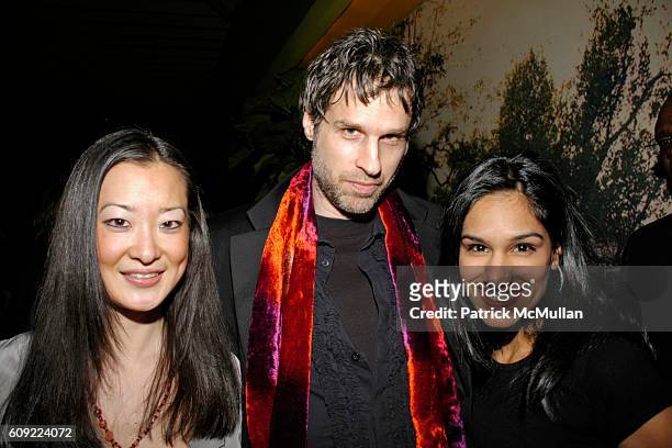Lee, Chris Snyder and Sonia Chadha attend TOMMY HILFIGER Fall 2007 Collection - AFTERPARTY at Bungalow 8 on February 9, 2007 in New York City.