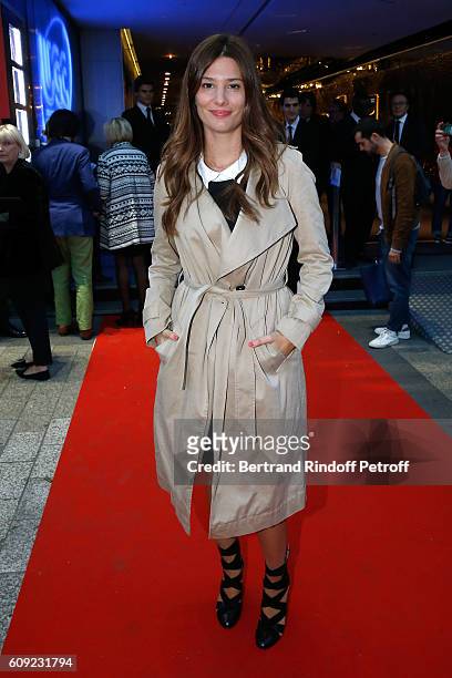 Actress of the movie Alice Pol attends the "Cezanne et Moi" movie Premiere to Benefit 'Claude Pompidou Foundation'. Held at UGC Normandie in Paris on...