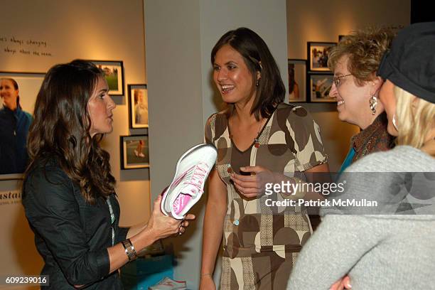 Brandi Chastain and Logan Tom attend TAILWIND Product Showcase Featuring Brandi Chastain at Lotus Space on February 26, 2007 in New York City.