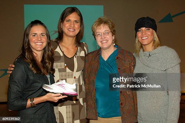 Brandi Chastain, Logan Tom, Linda Zapulla and Hope Solo attend TAILWIND Product Showcase Featuring Brandi Chastain at Lotus Space on February 26,...