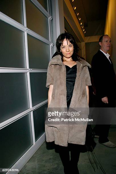 Natasha Gregson Wagner attends DAMIEN HIRST: SUPERSTITION Gallery Opening at Gagosian Gallery on February 22, 2007 in Beverly Hills, CA.