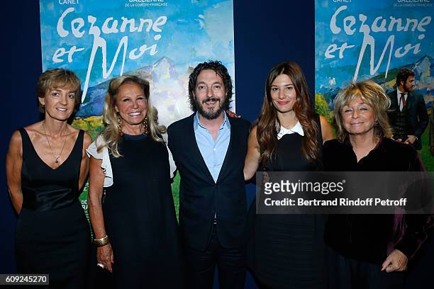 Isabelle Juppe, Miss Roland Pozzo di Borgo, actors of the movie Guillaume Gallienne, Alice Pol and Director of the movie Daniele Thompson attend the...