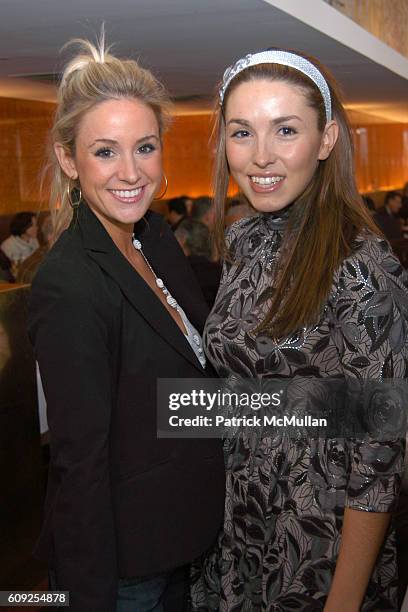 Caitlin Kelly and Anya Assante attend TADASHI Luncheon Hosted by Annie Churchill & Byrdie Bell at Bryant Park Grill on February 7, 2007 in New York...