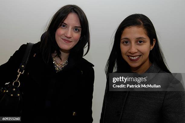 Melissa Ventosa Martin and Karla Martinez attend ISABELLA TONCHI FALL 2007 Collection at Lehman Maupin Gallery on February 7, 2007 in New York City.