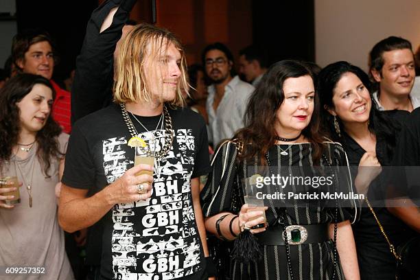 Warren Hode and Jennifer Nicholson attend RICHARD KIDD Presents BOILING DOWN THE 80's Opening Reception at Dactyl on July 19, 2007 in New York City.