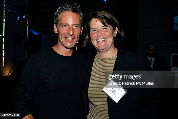 Doug Wilson and Eileen O'Neill attend SHARK WEEK 20th ANNIVERSARY CELEBRATION at Pier Sixty at Chelsea Piers on July 18, 2007 in New York City.