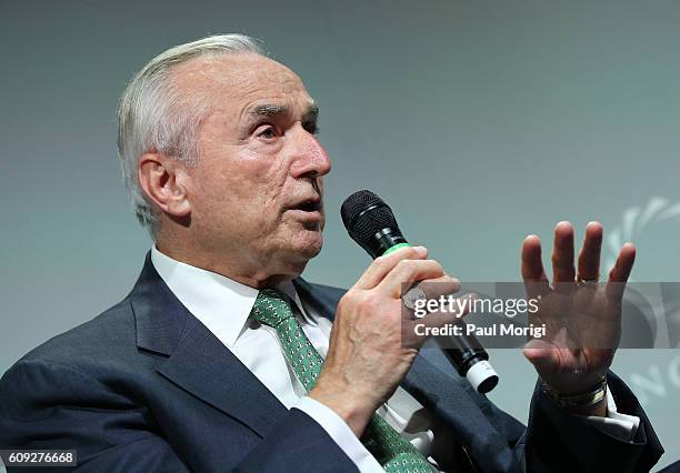 Commissioner, New York Police Department William Bratton speaks at 2016 Concordia Summit - Day 2 at Grand Hyatt New York on September 20, 2016 in New...