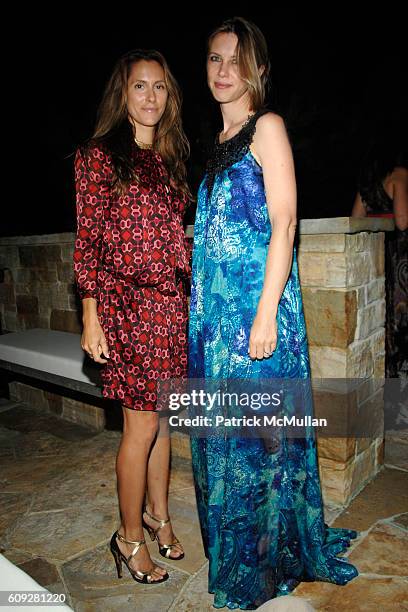 Cristina Greeven Cuomo and Sasha Lazard attend GUCCI, Cristina & Chris Cuomo, and Stephanie and David Wolkoff's Midsummer Night's Dinner at The Ross...