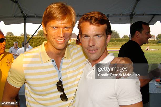 Randy Florke and Matt Moneypenny attend The Empire State Pride Agenda Hosts the 15th Annual Hamptons Tea Dance at The Diamond Ranch on July 14, 2007.