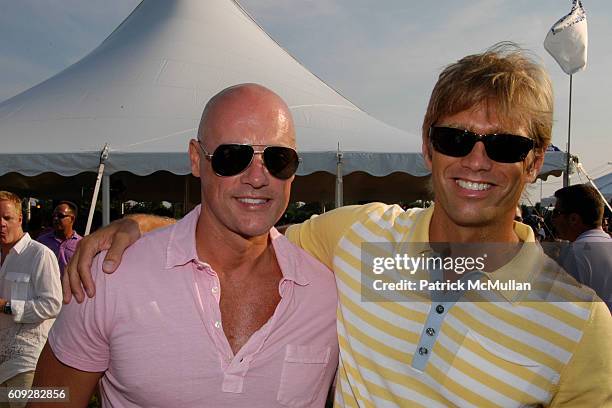 Scott Brown and Randy Florke attend The Empire State Pride Agenda Hosts the 15th Annual Hamptons Tea Dance at The Diamond Ranch on July 14, 2007.