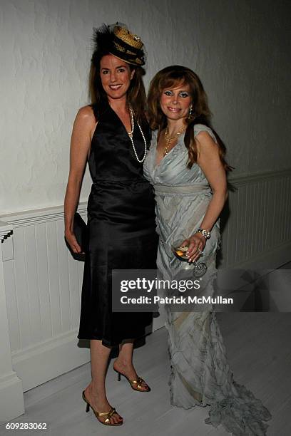 Anne Moore and Joy Marks attend The Parrish Art Museum Midsummer Party Honoring Director Trudy C. Kramer at Southampton on July 14, 2007.