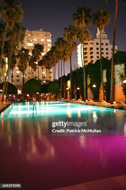 Atmosphere at Launch of Diane von Furstenberg Soleil Swim and Beach Collection at The Delano on July 13, 2007.