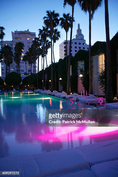 Atmosphere at Launch of Diane von Furstenberg Soleil Swim and Beach Collection at The Delano on July 13, 2007.