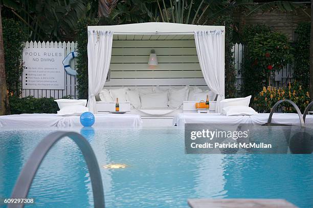 Atmosphere at Launch of Diane von Furstenberg Soleil Swim and Beach Collection at The Delano on July 13, 2007.