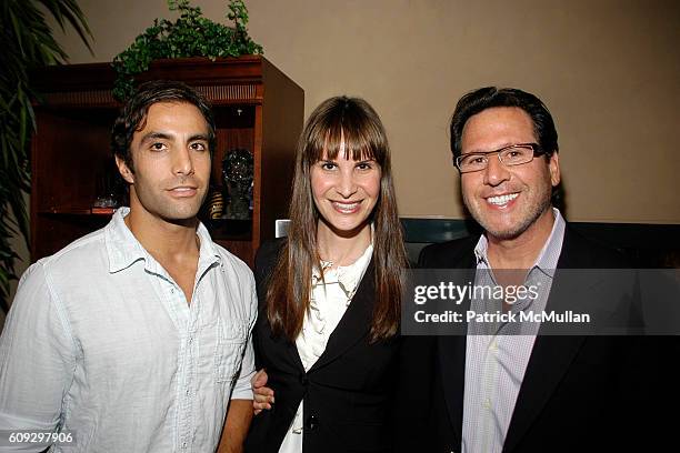 David Carey, Gayle Perry and Dr. Howard Sobel attend BOBBY AND JILL ZARIN'S 4TH OF JULY CELEBRATION at Sag Harbor on July 4, 2007.